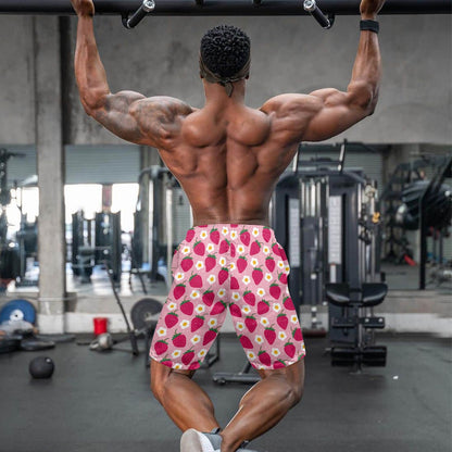 Men's Strawberry Print Swim Shorts