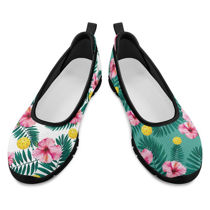 Hibiscus Paradise Women's Slip-On Shoes