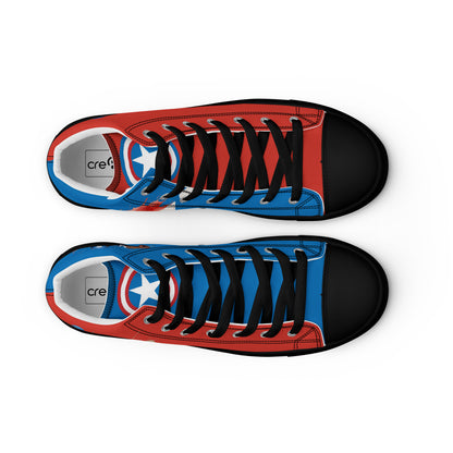 Captain America Men's High Top Custom Sneakers