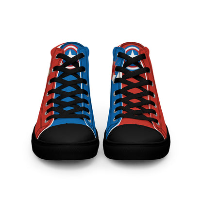 Captain America Men's High Top Custom Sneakers