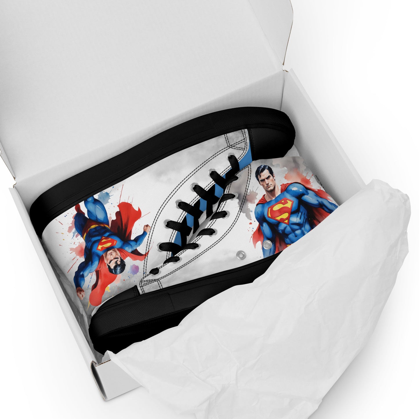 Superman Men's High Top Custom Sneakers