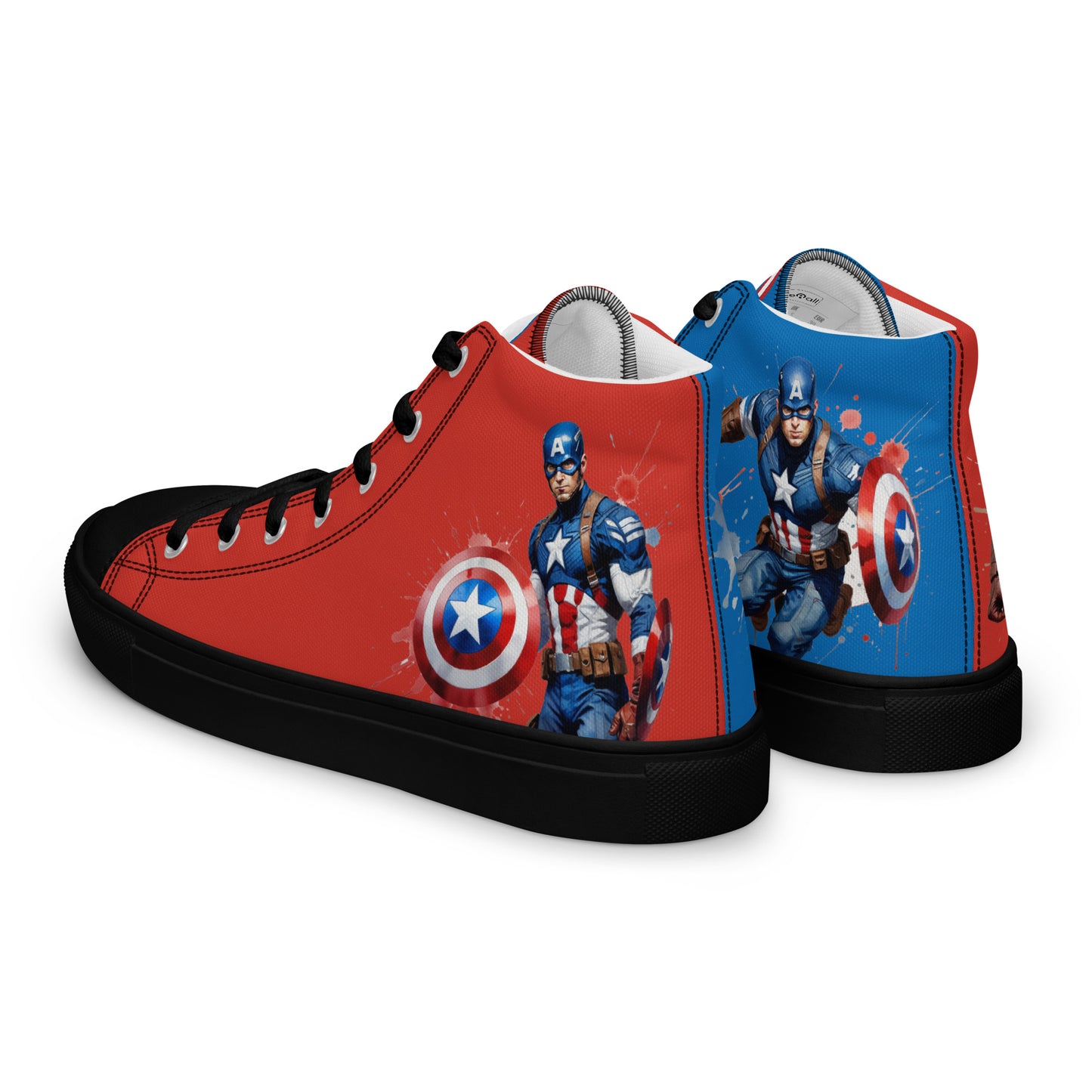 Captain America Men's High Top Custom Sneakers