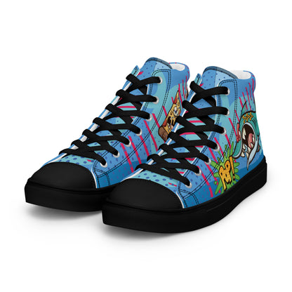 Bang and Shark Men's High Top Custom Sneakers