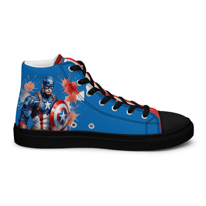 Captain America Men's High Top Custom Sneakers