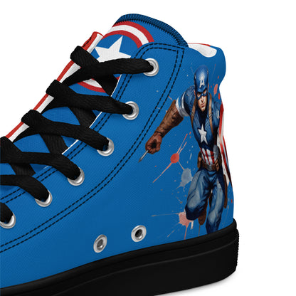 Captain America Men's High Top Custom Sneakers