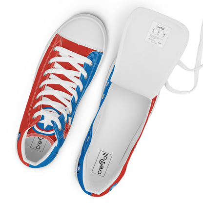 Captain America Men's High Top Custom Sneakers