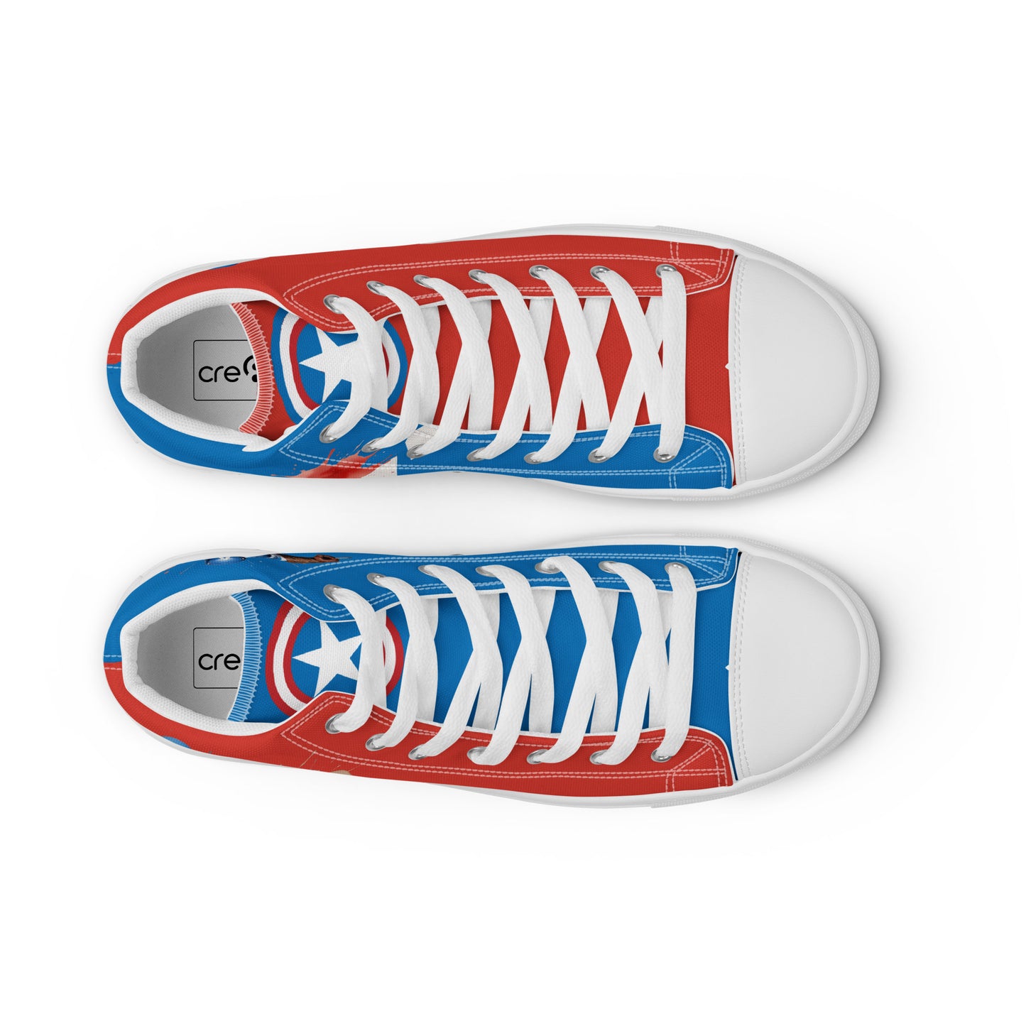 Captain America Men's High Top Custom Sneakers