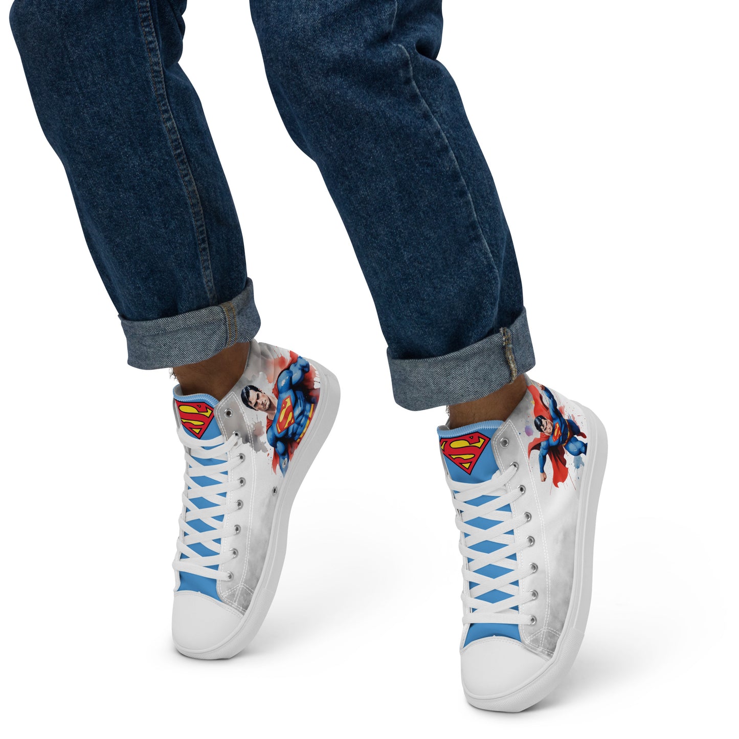 Superman Men's High Top Custom Sneakers