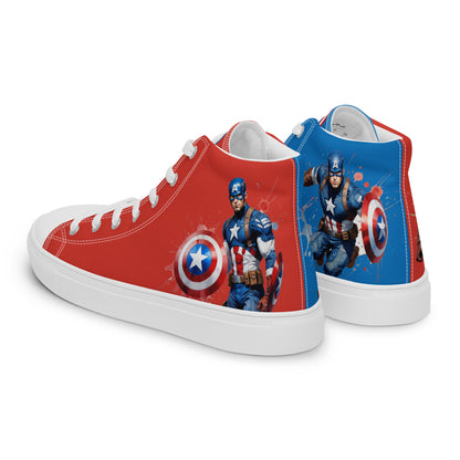 Captain America Men's High Top Custom Sneakers