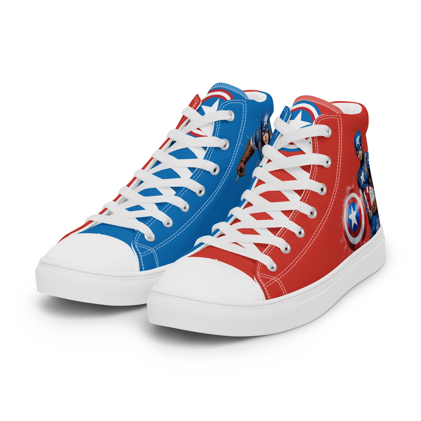 Captain America Men's High Top Custom Sneakers