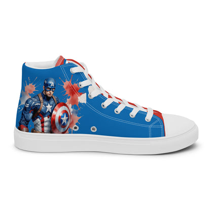 Captain America Men's High Top Custom Sneakers