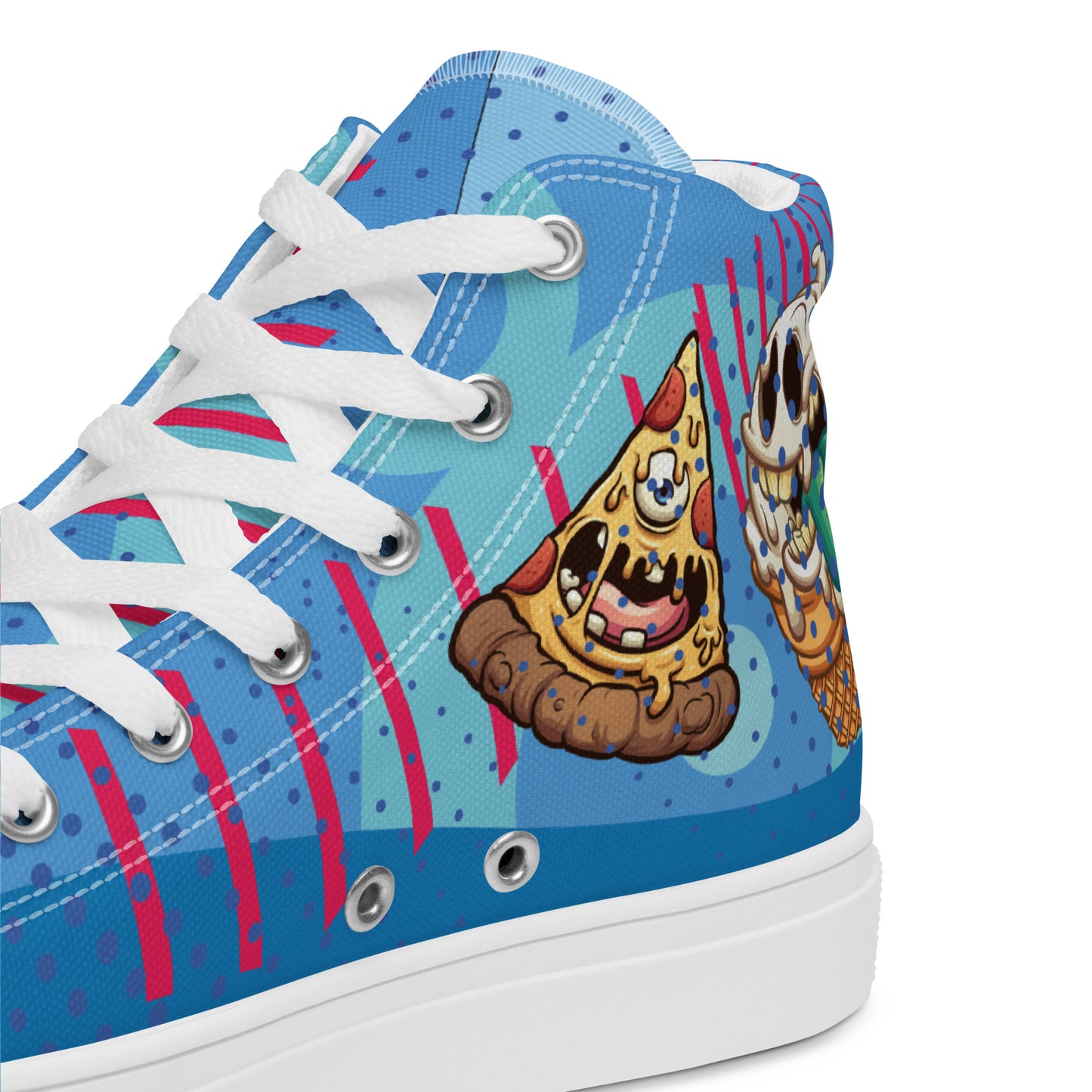 Bang and Shark Men's High Top Custom Sneakers