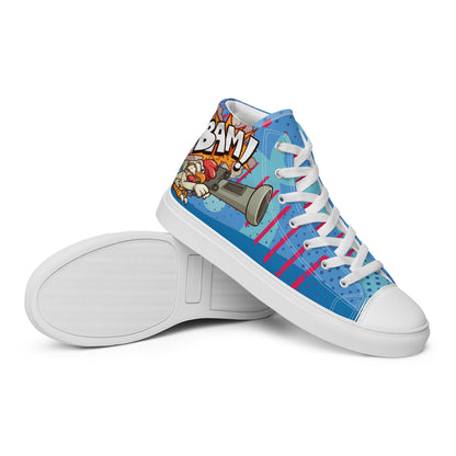 Bang and Shark Men's High Top Custom Sneakers