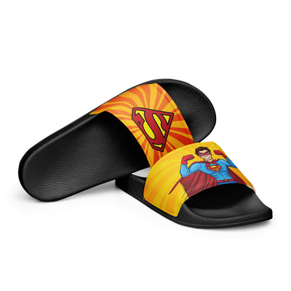 Superman-Themed Men's Slides