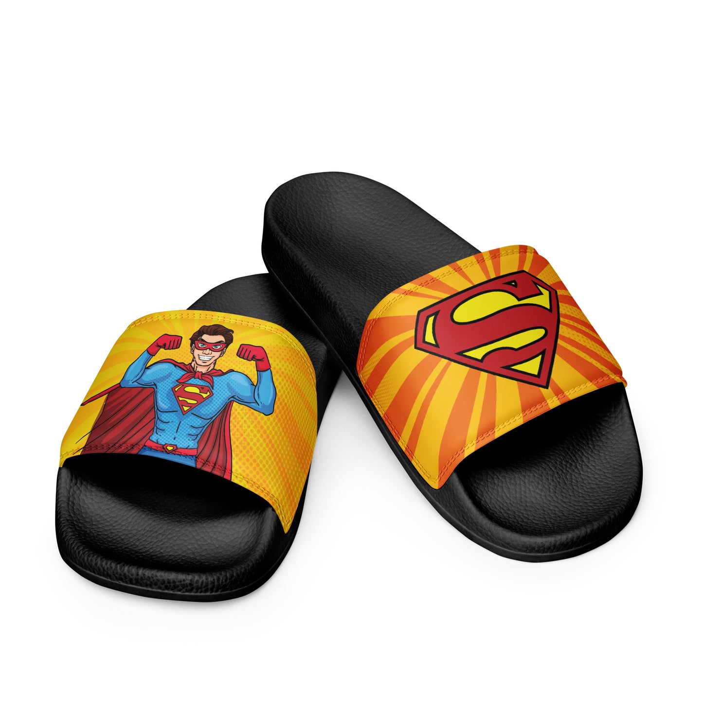 Superman-Themed Men's Slides