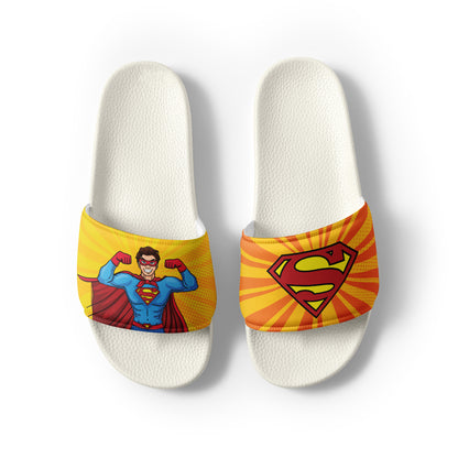 Superman-Themed Men's Slides