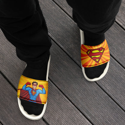 Superman-Themed Men's Slides