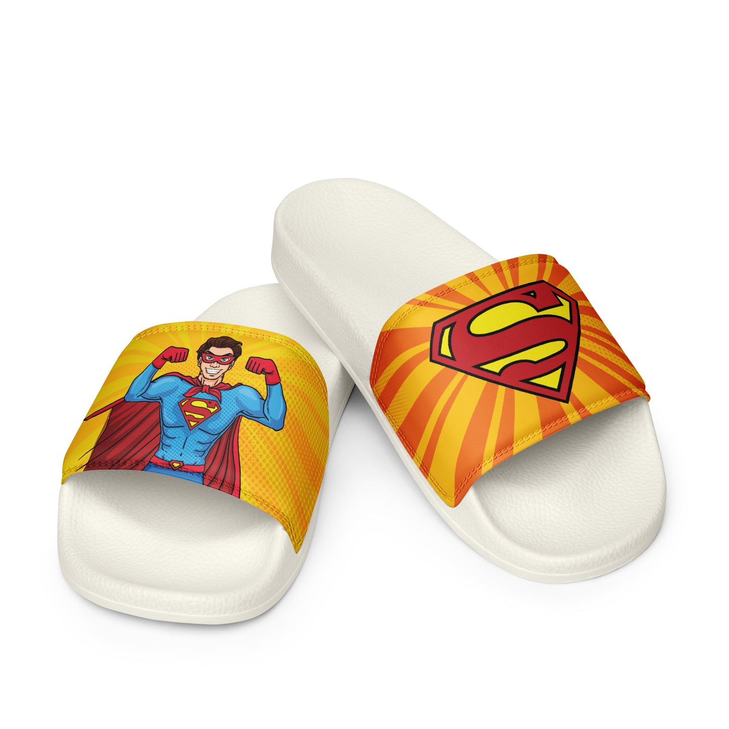 Superman-Themed Men's Slides