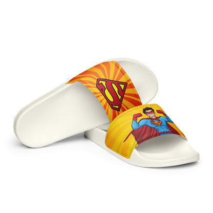 Superman-Themed Men's Slides