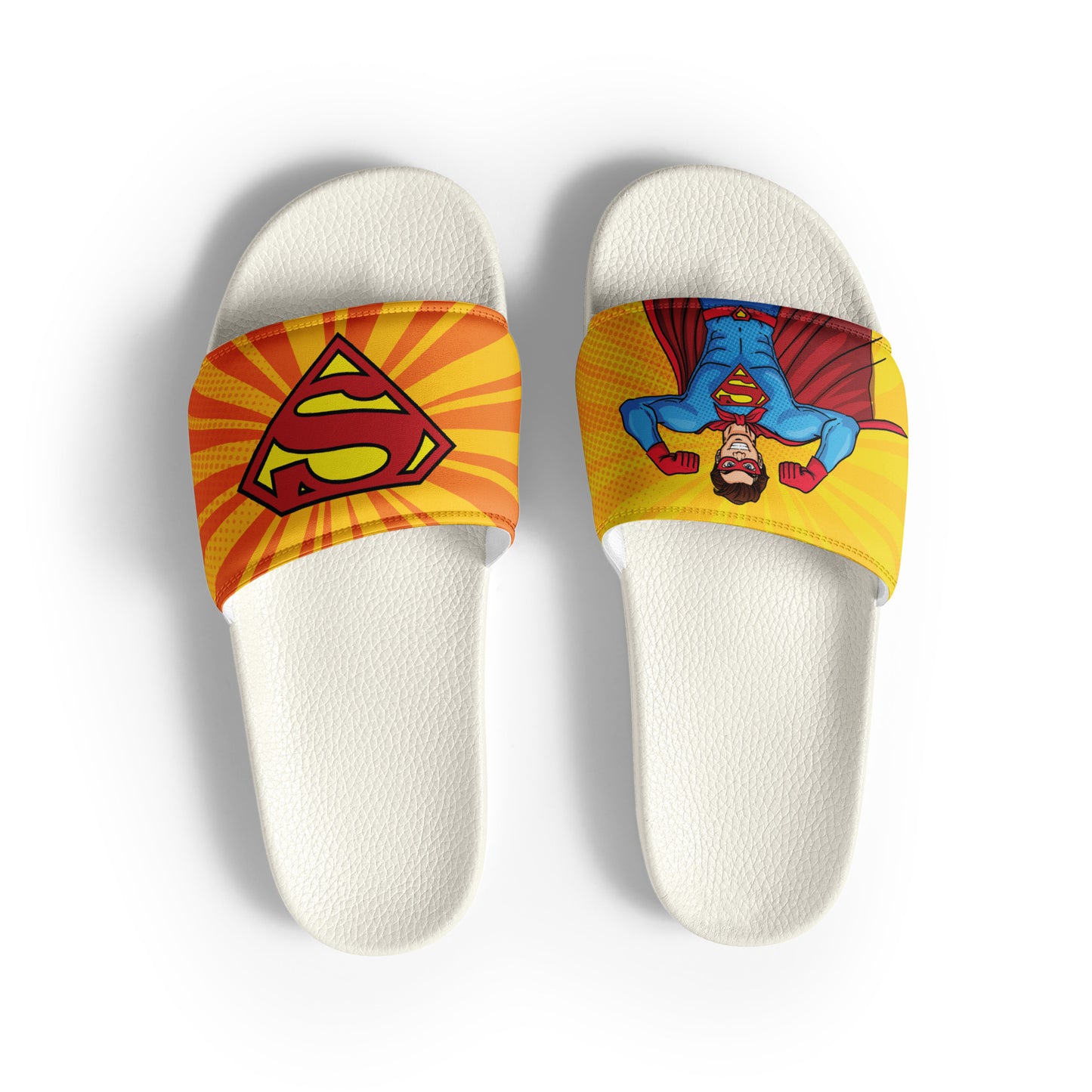 Superman-Themed Men's Slides