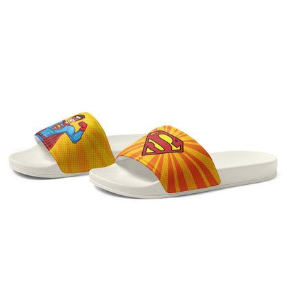 Superman-Themed Men's Slides