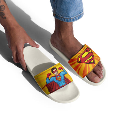 Superman-Themed Men's Slides