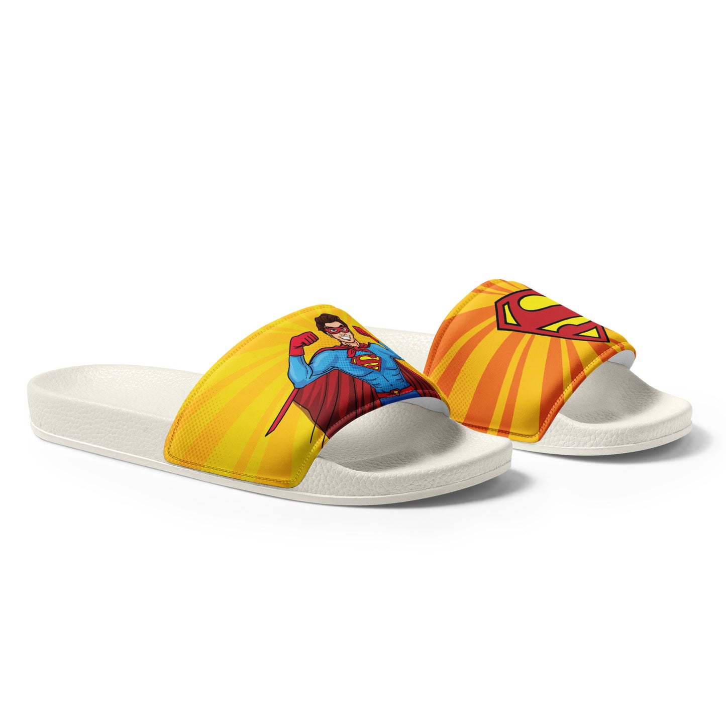 Superman-Themed Men's Slides