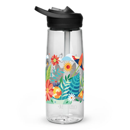 sports water bottle clear