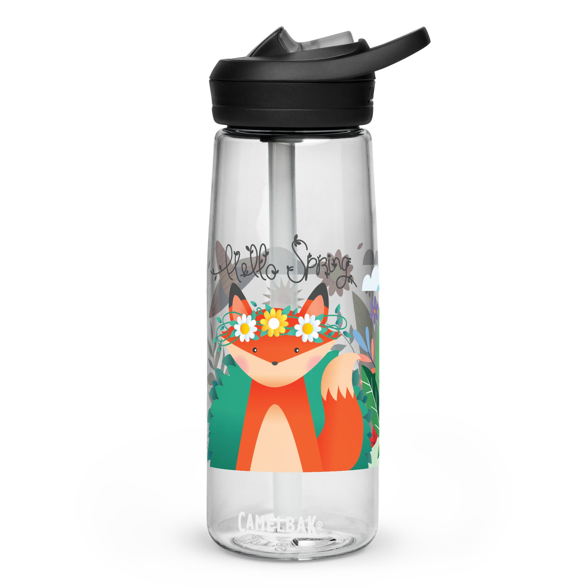 sports water bottle clear