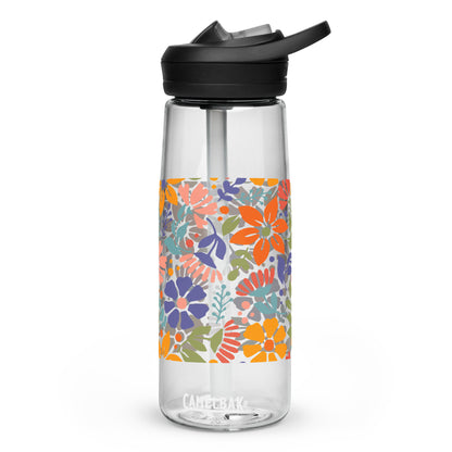 sports water bottle clear left