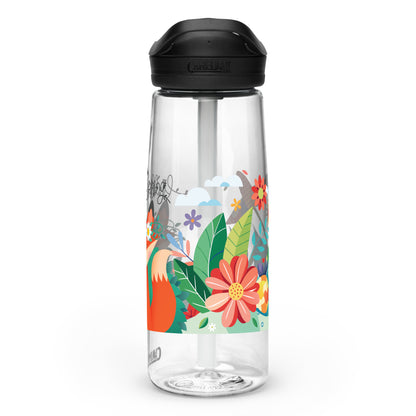 sports water bottle clear