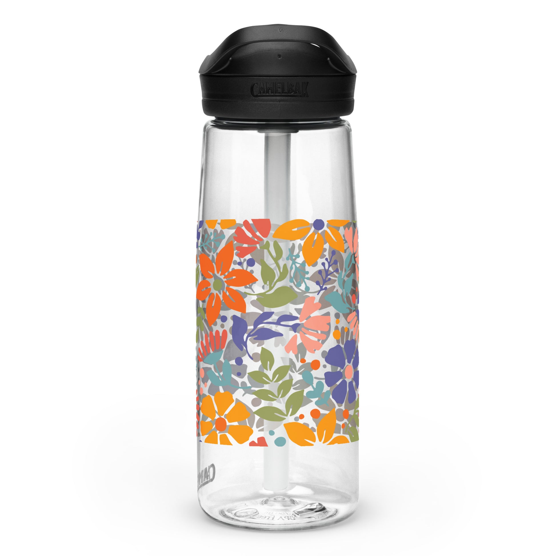 sports water bottle clear left