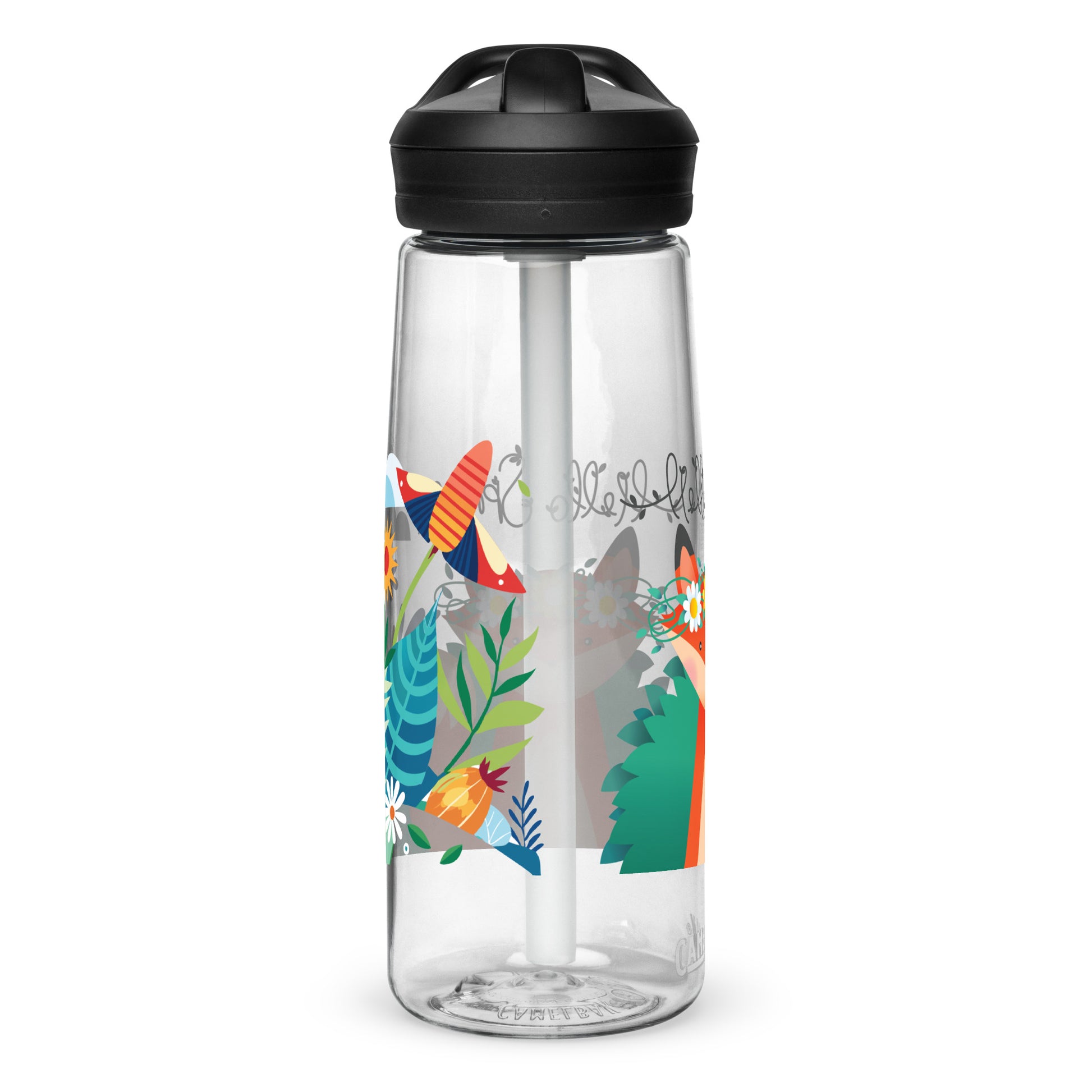 sports water bottle clear