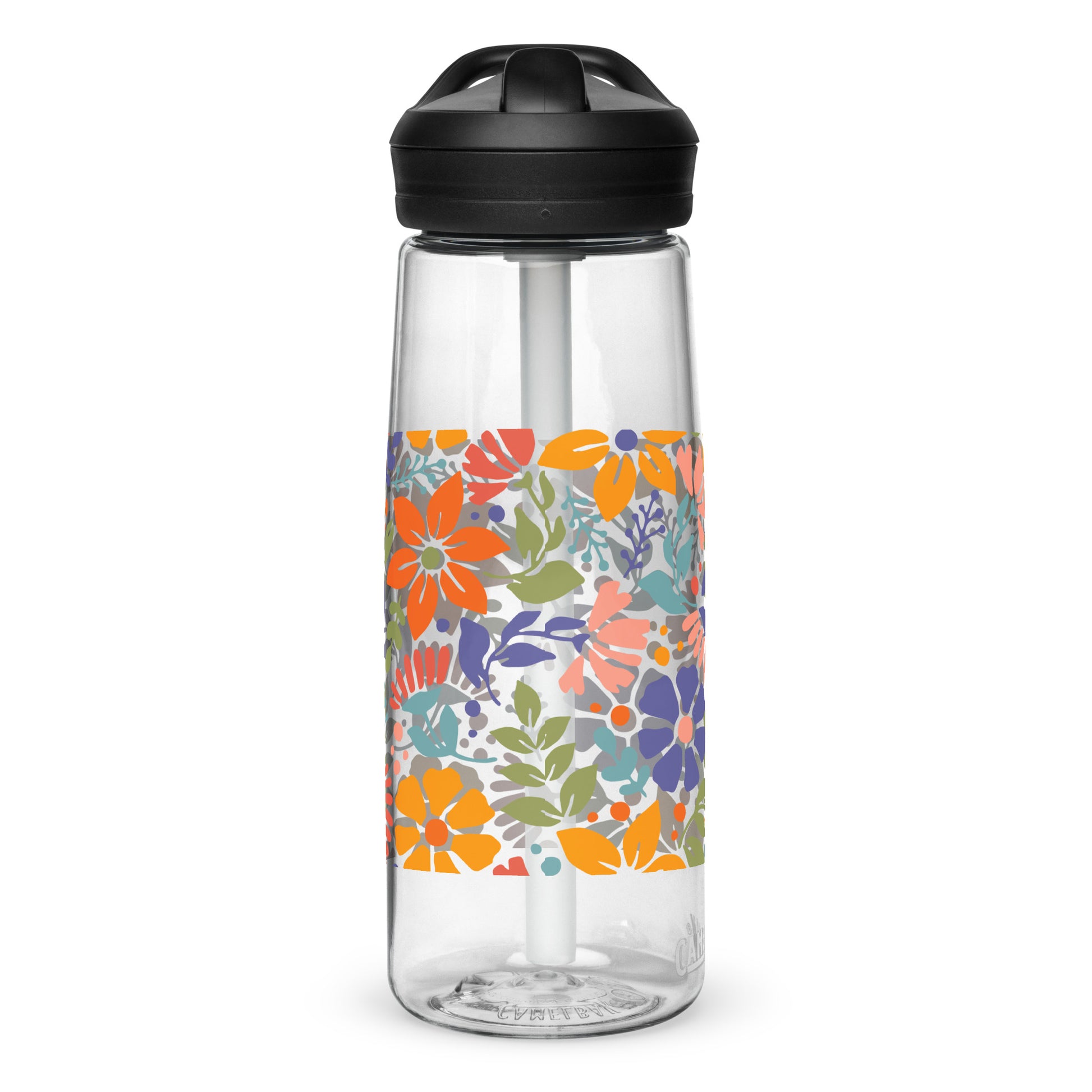 sports water bottle clear left