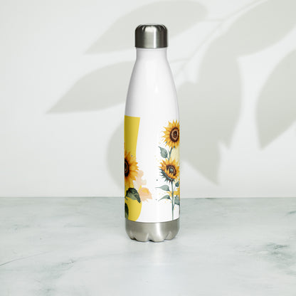 Sunflower Stainless Steel Bottle