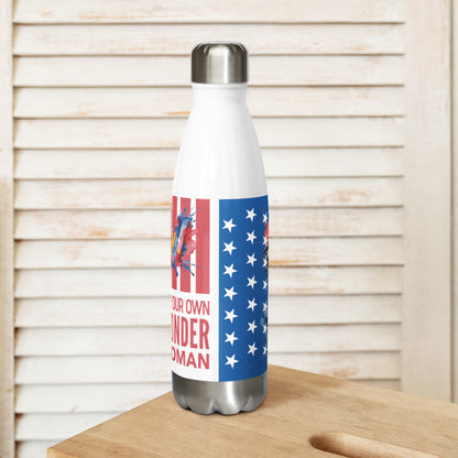 stainless steel water bottle white 17oz