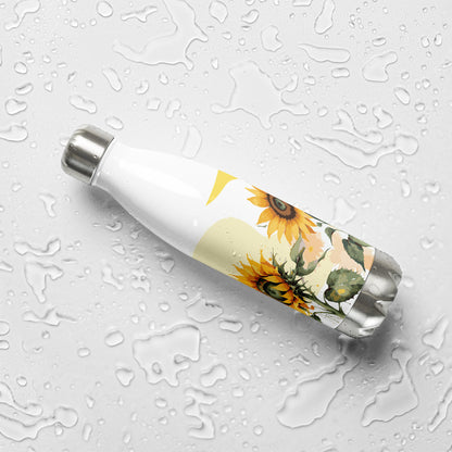 Sunflower Stainless Steel Bottle