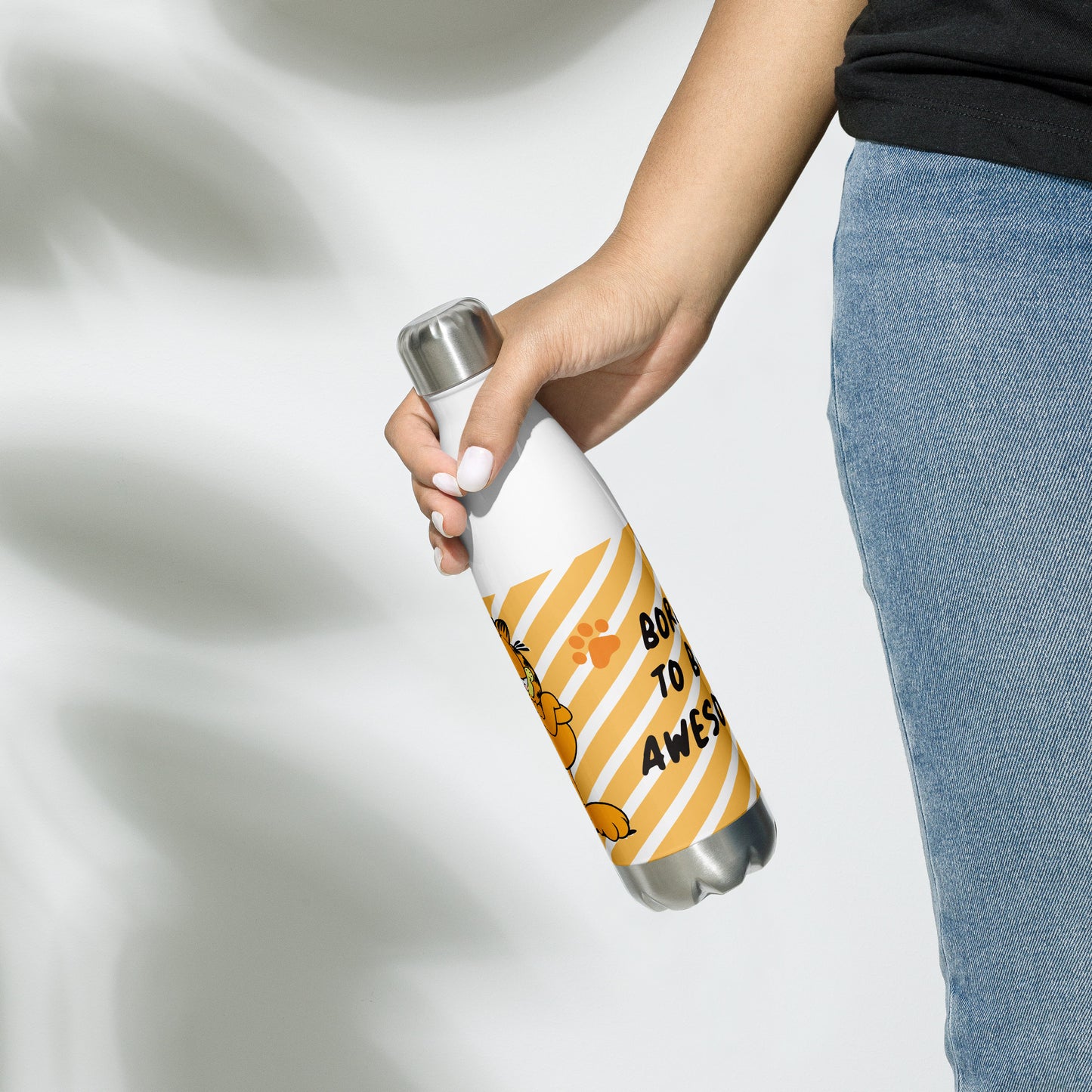 Born to Be Awesome Stainless Steel Bottle