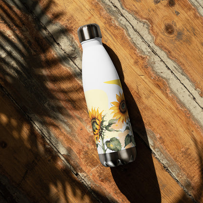 Sunflower Stainless Steel Bottle