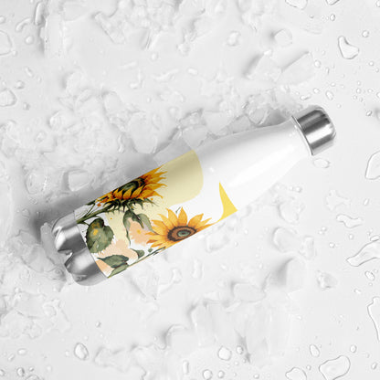 Sunflower Stainless Steel Bottle