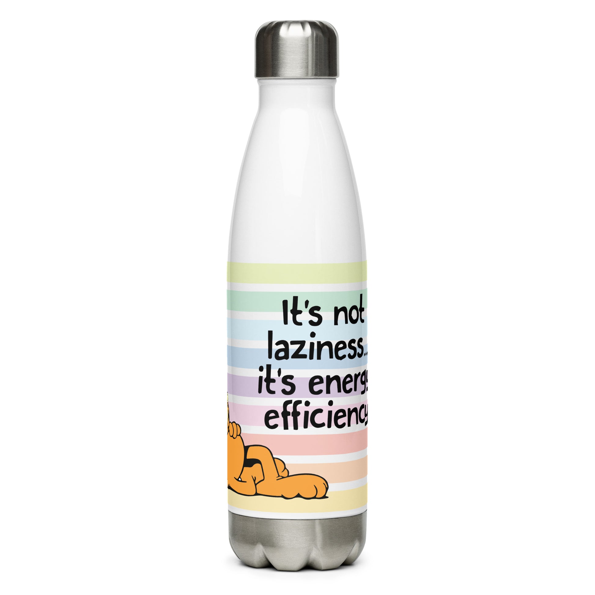 stainless steel water bottle white 17oz