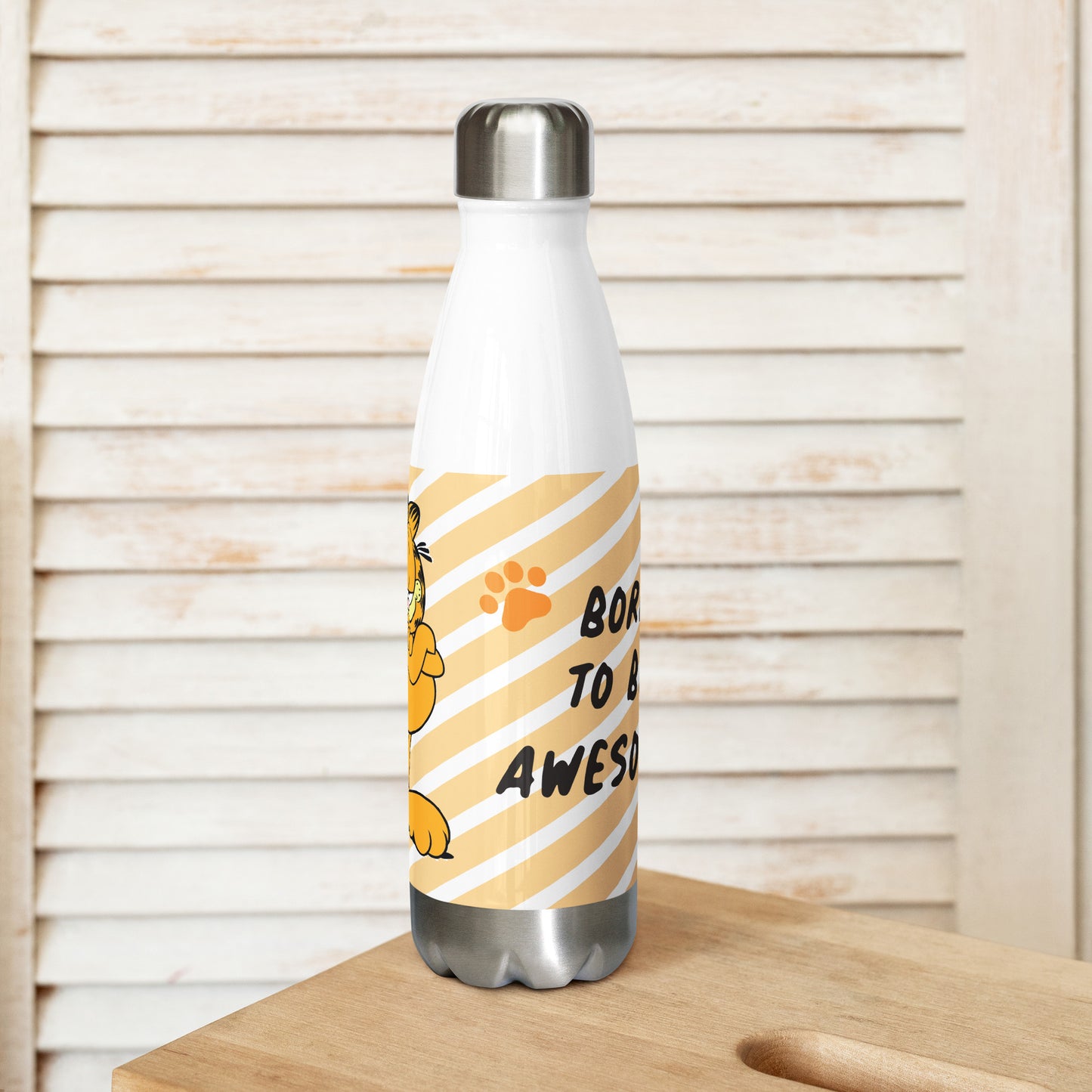 Born to Be Awesome Stainless Steel Bottle