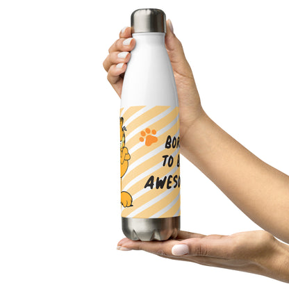 Born to Be Awesome Stainless Steel Bottle