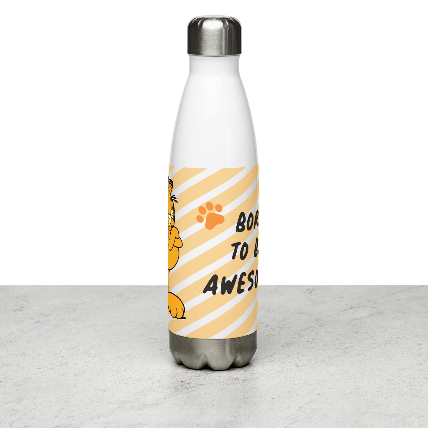 Born to Be Awesome Stainless Steel Bottle