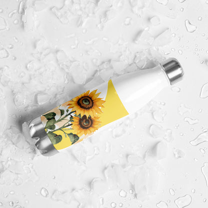 Sunflower Stainless Steel Bottle