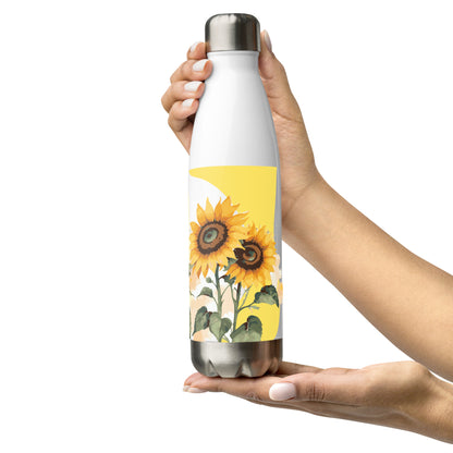 Sunflower Stainless Steel Bottle