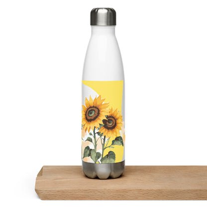 Sunflower Stainless Steel Bottle