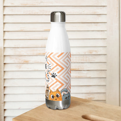 I love Cats Stainless Steel Bottle