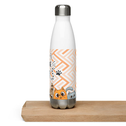 I love Cats Stainless Steel Bottle