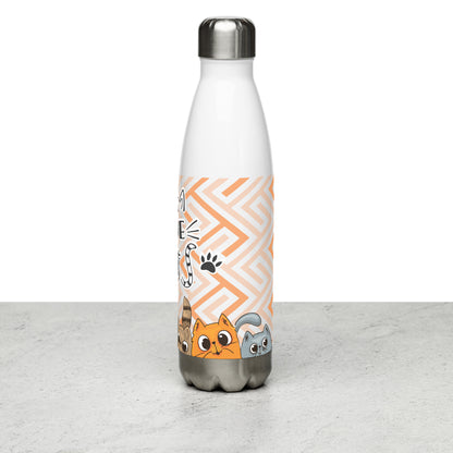 I love Cats Stainless Steel Bottle